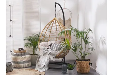 Kartberg Hängstol Utomhus med Stativ - Beige - Utemöbler & utemiljö - Utestol & trädgårdsstol - Hängfåtölj & hängstol utomhus