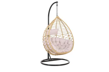 Kartberg Hängstol Utomhus med Stativ - Beige - Utemöbler & utemiljö - Utestol & trädgårdsstol - Hängfåtölj & hängstol utomhus