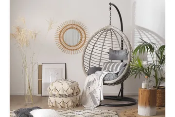 Parylak Hängstol Utomhus med Stativ - Grå - Utemöbler & utemiljö - Utestol & trädgårdsstol - Hängfåtölj & hängstol utomhus