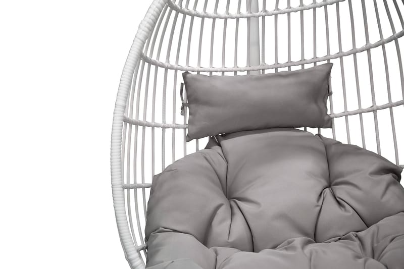 Viga Hängstol Utomhus - Vit/Natur - Utemöbler & utemiljö - Utestol & trädgårdsstol - Hängfåtölj & h ängstol utomhus