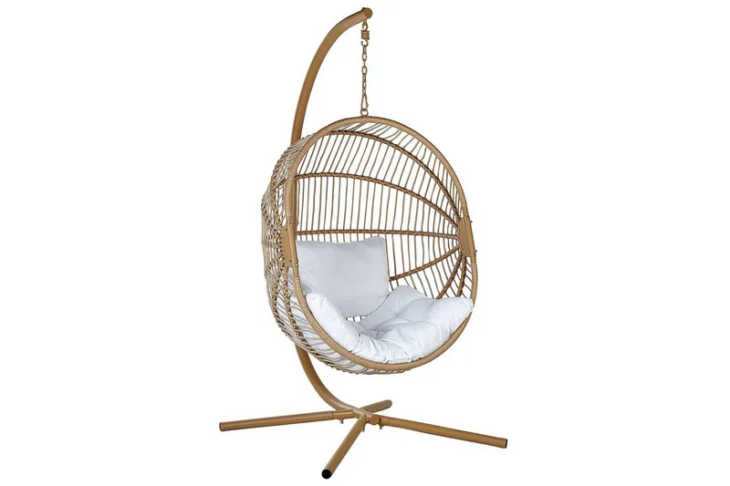 Hängstol Acri, Beige, vit