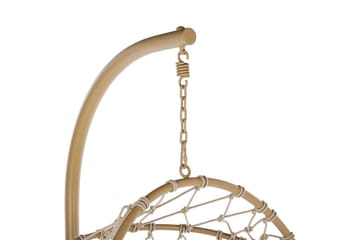 Hängstol Adria - Beige, vit - Utemöbler & utemiljö - Utestol & trädgårdsstol - Hängfåtölj & hängstol utomhus