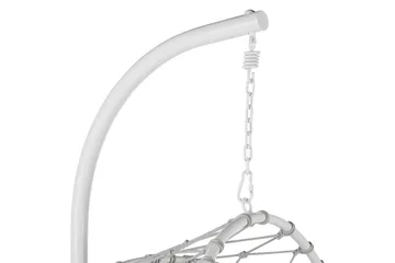 Hängstol Adria - Vit, Grå - Utemöbler & utemiljö - Utestol & trädgårdsstol - Hängfåtölj & hängstol utomhus