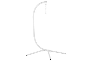 Hängstol Adria - Vit, Grå - Utemöbler & utemiljö - Utestol & trädgårdsstol - Hängfåtölj & hängstol utomhus