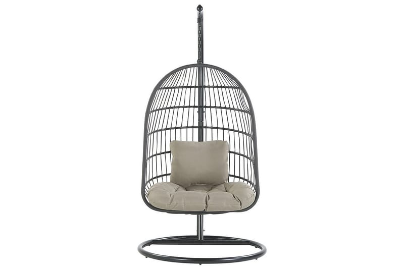 Hängstol Allera - Svart, Grå - Utemöbler & utemiljö - Utestol & trädgårdsstol - Hängfåtölj & hängstol utomhus