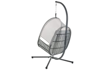 Hängstol Alviano - Ljusgrå - Utemöbler & utemiljö - Utestol & trädgårdsstol - Hängfåtölj & hängstol utomhus