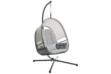 Hängstol Alviano - Ljusgrå - Utemöbler & utemiljö - Utestol & trädgårdsstol - Hängfåtölj & hängstol utomhus