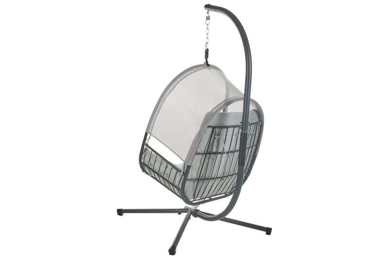 Hängstol Alviano - Ljusgrå - Utemöbler & utemiljö - Utestol & trädgårdsstol - Hängfåtölj & hängstol utomhus
