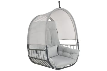 Hängstol Alviano - Ljusgrå - Utemöbler & utemiljö - Utestol & trädgårdsstol - Hängfåtölj & hängstol utomhus
