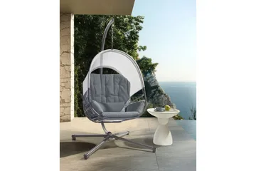 Hängstol Alviano - Mörkgrå - Utemöbler & utemiljö - Utestol & trädgårdsstol - Hängfåtölj & hängstol utomhus