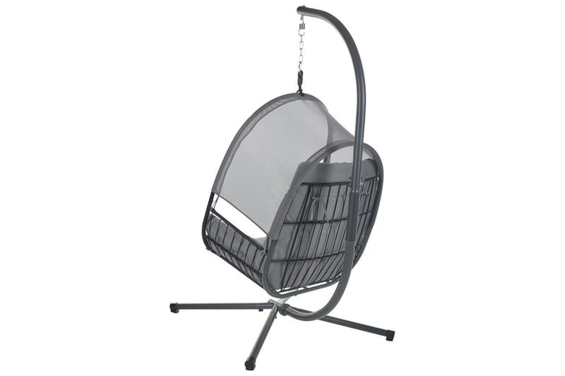 Hängstol Alviano - Mörkgrå - Utemöbler & utemiljö - Utestol & trädgårdsstol - Hängfåtölj & hängstol utomhus