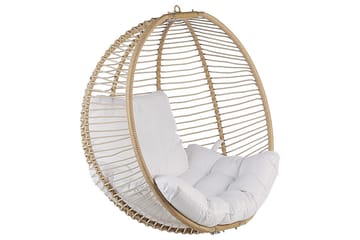 Hängstol Arco - Beige, vit - Utemöbler & utemiljö - Utestol & trädgårdsstol - Hängfåtölj & hängstol utomhus