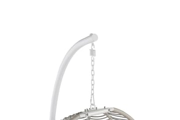 Hängstol Arco - Vit, Grå - Utemöbler & utemiljö - Utestol & trädgårdsstol - Hängfåtölj & hängstol utomhus