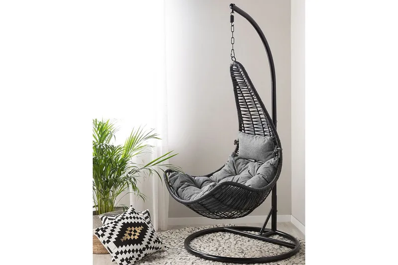 Hängstol Atri II - Svart - Utemöbler & utemiljö - Utestol & trädgårdsstol - Hängfåtölj & hängstol utomhus