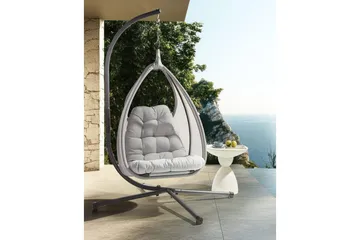 Hängstol Avegno - Ljusgrå - Utemöbler & utemiljö - Utestol & trädgårdsstol - Hängfåtölj & hängstol utomhus