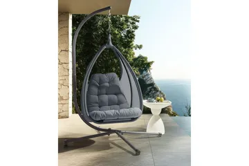Hängstol Avegno - Mörkgrå - Utemöbler & utemiljö - Utestol & trädgårdsstol - Hängfåtölj & hängstol utomhus