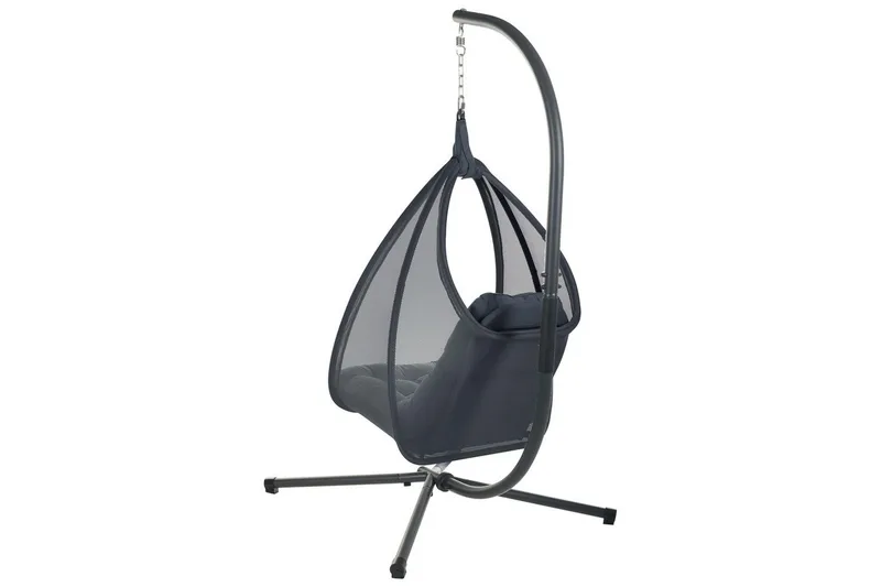 Hängstol Avegno - Mörkgrå - Utemöbler & utemiljö - Utestol & trädgårdsstol - Hängfåtölj & hängstol utomhus