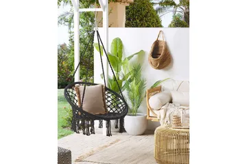 Hängstol Gabella - Svart - Utemöbler & utemiljö - Utestol & trädgårdsstol - Hängfåtölj & hängstol utomhus