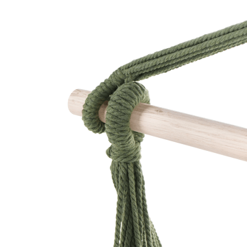 Hängstol utomhus Bonea Bomull - Grön - Utemöbler & utemiljö - Utestol & trädgårdsstol - Hängfåtölj & hängstol utomhus