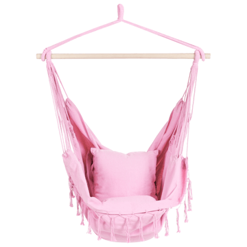Hängstol utomhus Bonea Bomull - Rosa - Utemöbler & utemiljö - Utestol & trädgårdsstol - Hängfåtölj & hängstol utomhus