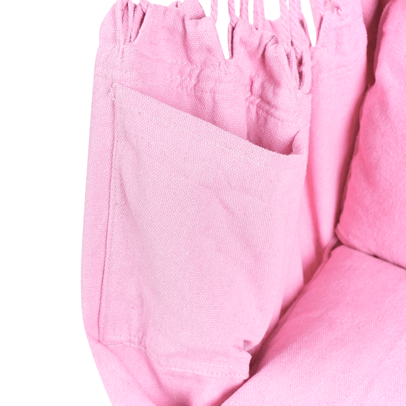 Hängstol utomhus Bonea Bomull - Rosa - Utemöbler & utemiljö - Utestol & trädgårdsstol - Hängfåtölj & hängstol utomhus