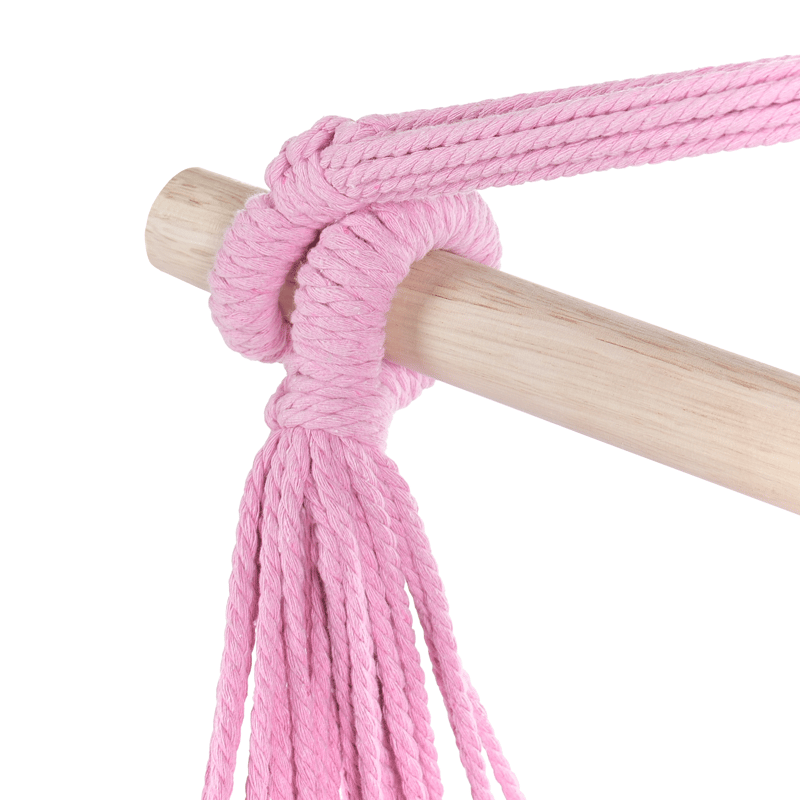 Hängstol utomhus Bonea Bomull - Rosa - Utemöbler & utemiljö - Utestol & trädgårdsstol - Hängfåtölj & hängstol utomhus