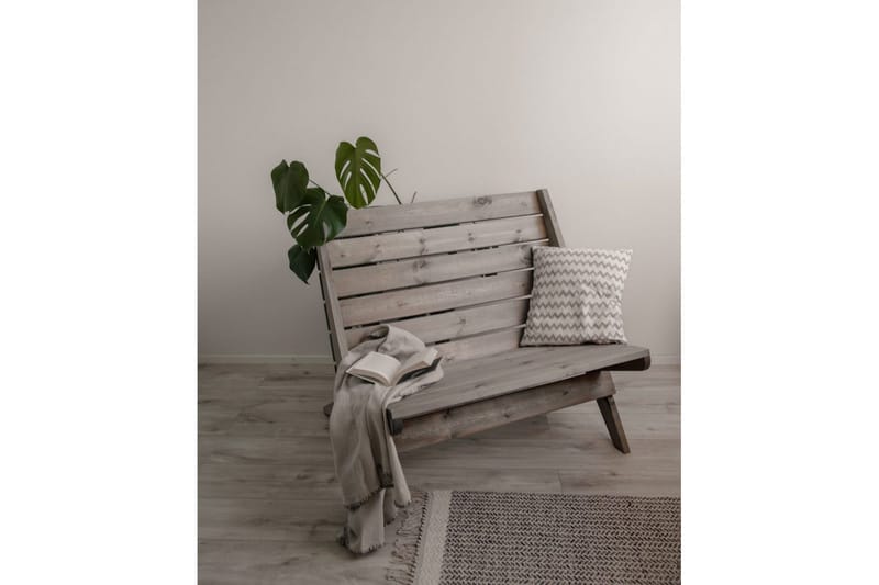 Hillerstorp EcoFurn Utestol Granny Double Furu Oljad Grå - Grå - Utemöbler & utemiljö - Utestol & trädgårdsstol - Utefåtölj & loungefåtölj