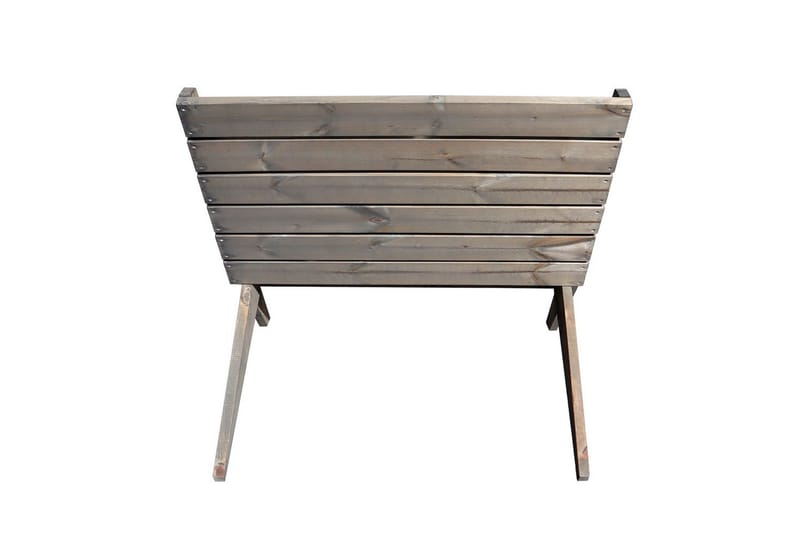 Hillerstorp EcoFurn Utestol Granny Double Furu Oljad Grå - Grå - Utemöbler & utemiljö - Utestol & trädgårdsstol - Utefåtölj & loungefåtölj