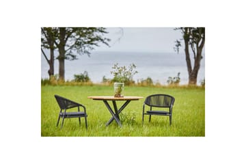 Hillerstorp Ekeryd Utestol 4-pack Antracitgrå - Utemöbler & utemiljö - Utestol & trädgårdsstol - Utefåtölj & loungefåtölj