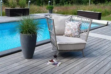Hillerstorp Jet Set Fåtölj Lounge - Beige - Utemöbler & utemiljö - Utestol & trädgårdsstol - Utefåtölj & loungefåtölj