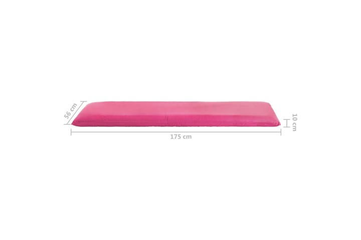 Hopfällbar solsäng oxfordtyg rosa - Rosa - Solsäng & solvagn