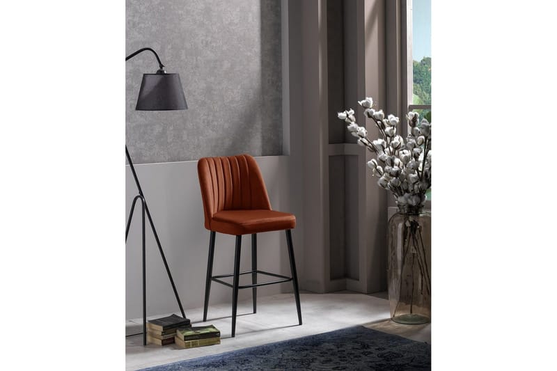 Huddy Barstol Utomhus 99 cm - Röd/Svart - Utemöbler & utemiljö - Utestol & trädgårdsstol - Barstol utomhus