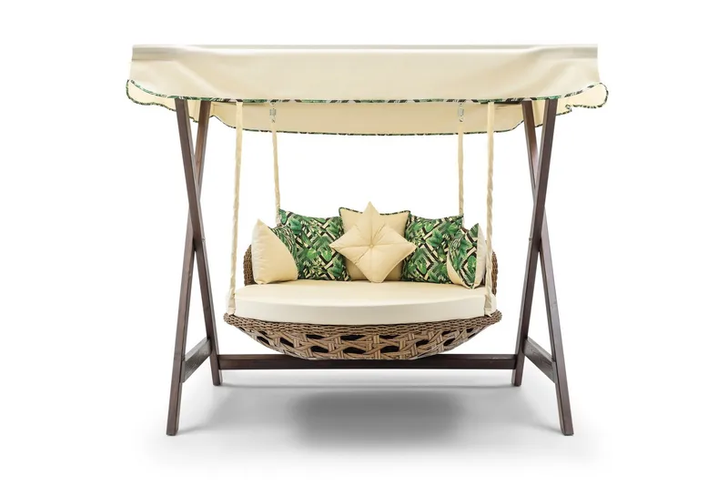 Hux Hängstol Utomhus 188x140 cm - Cream - Utemöbler & utemiljö - Utestol & trädgårdsstol - Hängfåtölj & hängstol utomhus