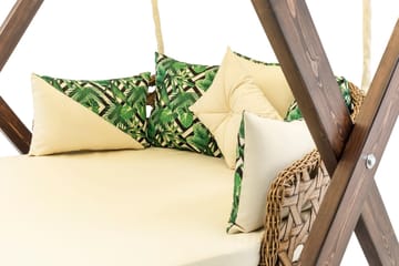 Hux Hängstol Utomhus 188x140 cm - Cream - Utemöbler & utemiljö - Utestol & trädgårdsstol - Hängfåtölj & hängstol utomhus