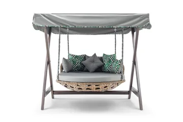 Hux Hängstol Utomhus 188x140 cm - Grå - Utemöbler & utemiljö - Utestol & trädgårdsstol - Hängfåtölj & hängstol utomhus
