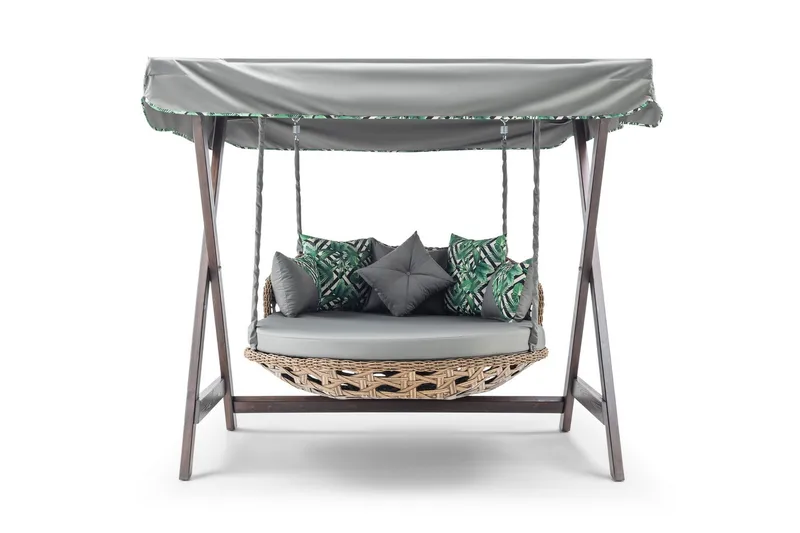 Hux Hängstol Utomhus 188x140 cm - Grå - Utemöbler & utemiljö - Utestol & trädgårdsstol - Hängfåtölj & hängstol utomhus