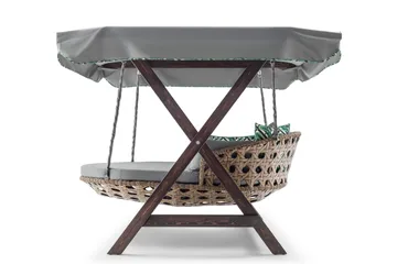 Hux Hängstol Utomhus 188x140 cm - Grå - Utemöbler & utemiljö - Utestol & trädgårdsstol - Hängfåtölj & hängstol utomhus