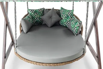 Hux Hängstol Utomhus 188x140 cm - Grå - Utemöbler & utemiljö - Utestol & trädgårdsstol - Hängfåtölj & hängstol utomhus