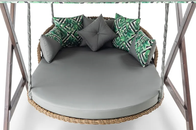 Hux Hängstol Utomhus 188x140 cm - Grå - Utemöbler & utemiljö - Utestol & trädgårdsstol - Hängfåtölj & hängstol utomhus