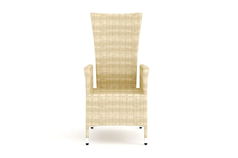 Jenny Fällbar fåtölj utomhus - Matstol ute i konstrotting - Beige - Utemöbler & utemiljö - Utestol & trädgårdsstol - Utefåtölj & loungefåtölj