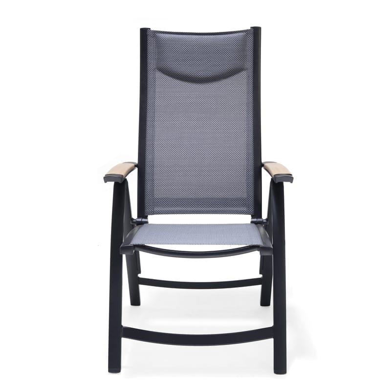 Karmstol för utomhusbruk Panama positionsstol - svart - Utemöbler & utemiljö - Utestol & trädgårdsstol - Positionsstol