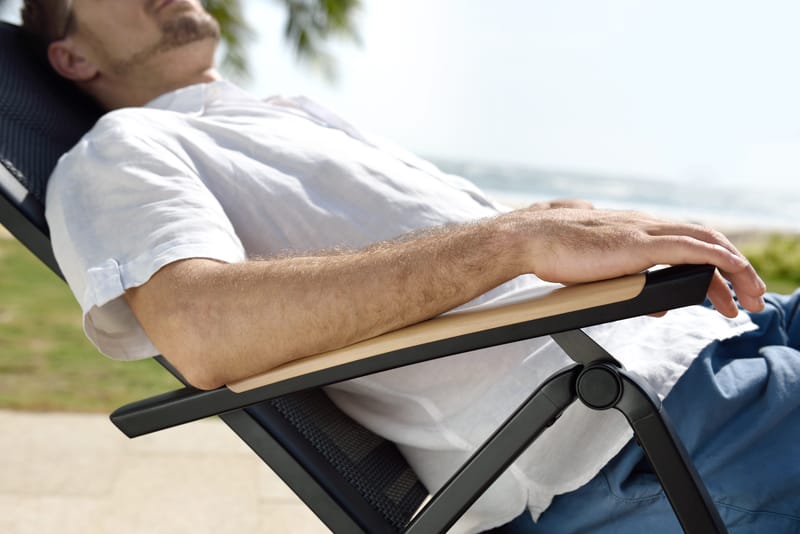 Karmstol för utomhusbruk Panama positionsstol - svart - Utemöbler & utemiljö - Utestol & trädgårdsstol - Positionsstol