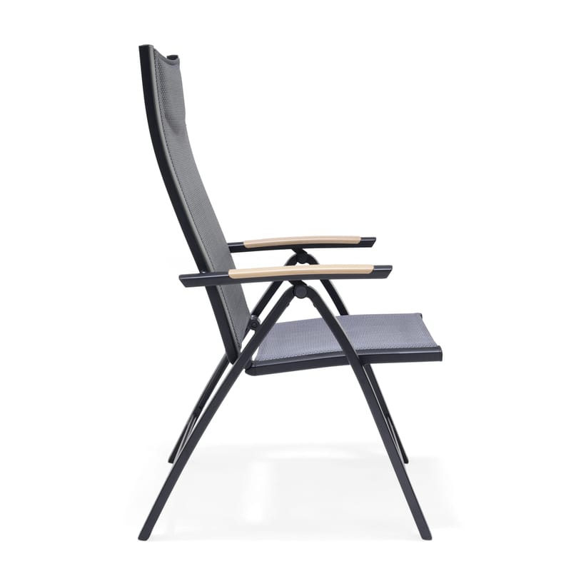 Karmstol för utomhusbruk Panama positionsstol - svart - Utemöbler & utemiljö - Utestol & trädgårdsstol - Positionsstol