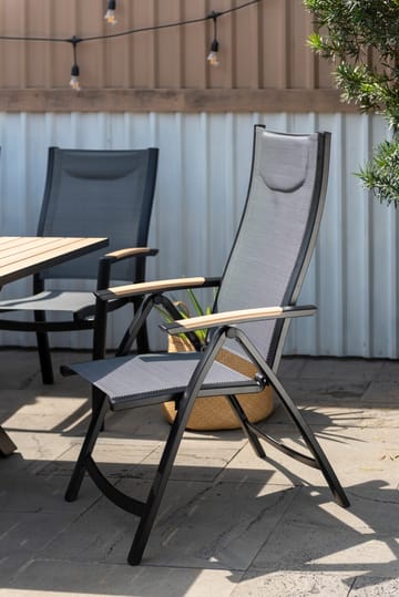 Karmstol för utomhusbruk Panama positionsstol - svart - Utemöbler & utemiljö - Utestol & trädgårdsstol - Positionsstol