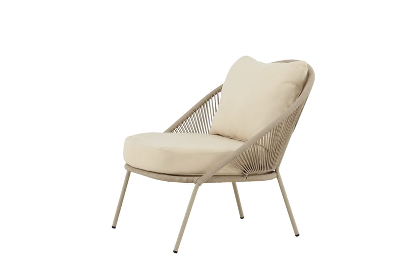 Lindos Utefåtölj - Beige - Utemöbler & utemiljö - Utestol & trädgårdsstol - Utefåtölj & loungefåtölj