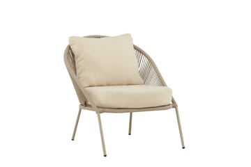 Lindos Utefåtölj - Beige - Utemöbler & utemiljö - Utestol & trädgårdsstol - Utefåtölj & loungefåtölj