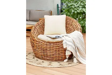 Lloyder Utefåtölj - Natural/Beige - Utemöbler & utemiljö - Utestol & trädgårdsstol - Utefåtölj & loungefåtölj