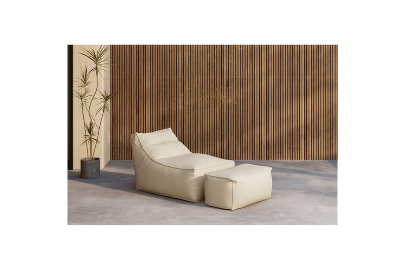 Loungestol Redang - Beige - Utemöbler & utemiljö - Utestol & trädgårdsstol - Solstol