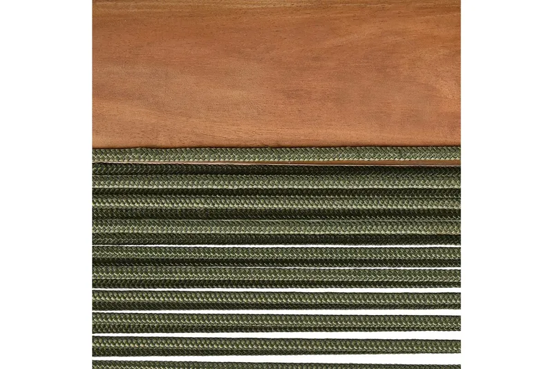 Loungestol Prossedi Grönt/ljust trä - Grönt/ljust trä - Utemöbler & utemiljö - Utestol & trädgårdsstol - Solsäng & solvagn