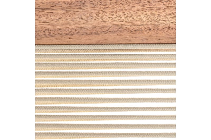 Loungestol Prossedi Beige/ljust trä - Beige/ljust trä - Utemöbler & utemiljö - Utestol & trädgårdsstol - Solsäng & solvagn